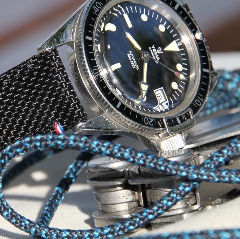 detail du bracelet Tampa noir